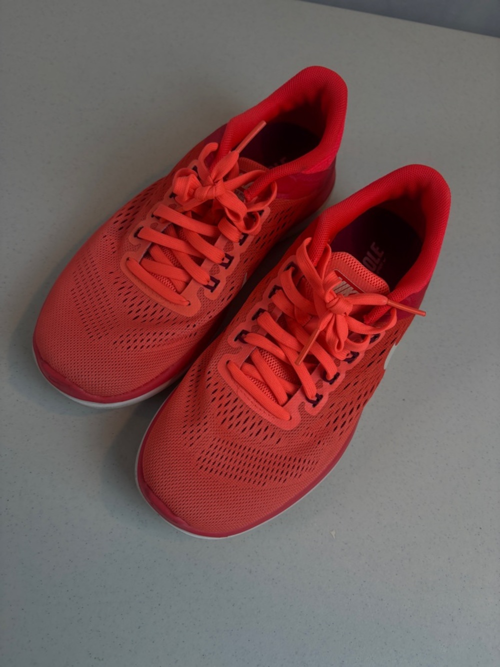 Nike‎ Women's Bright Red/Coral Athletic Running Shoes